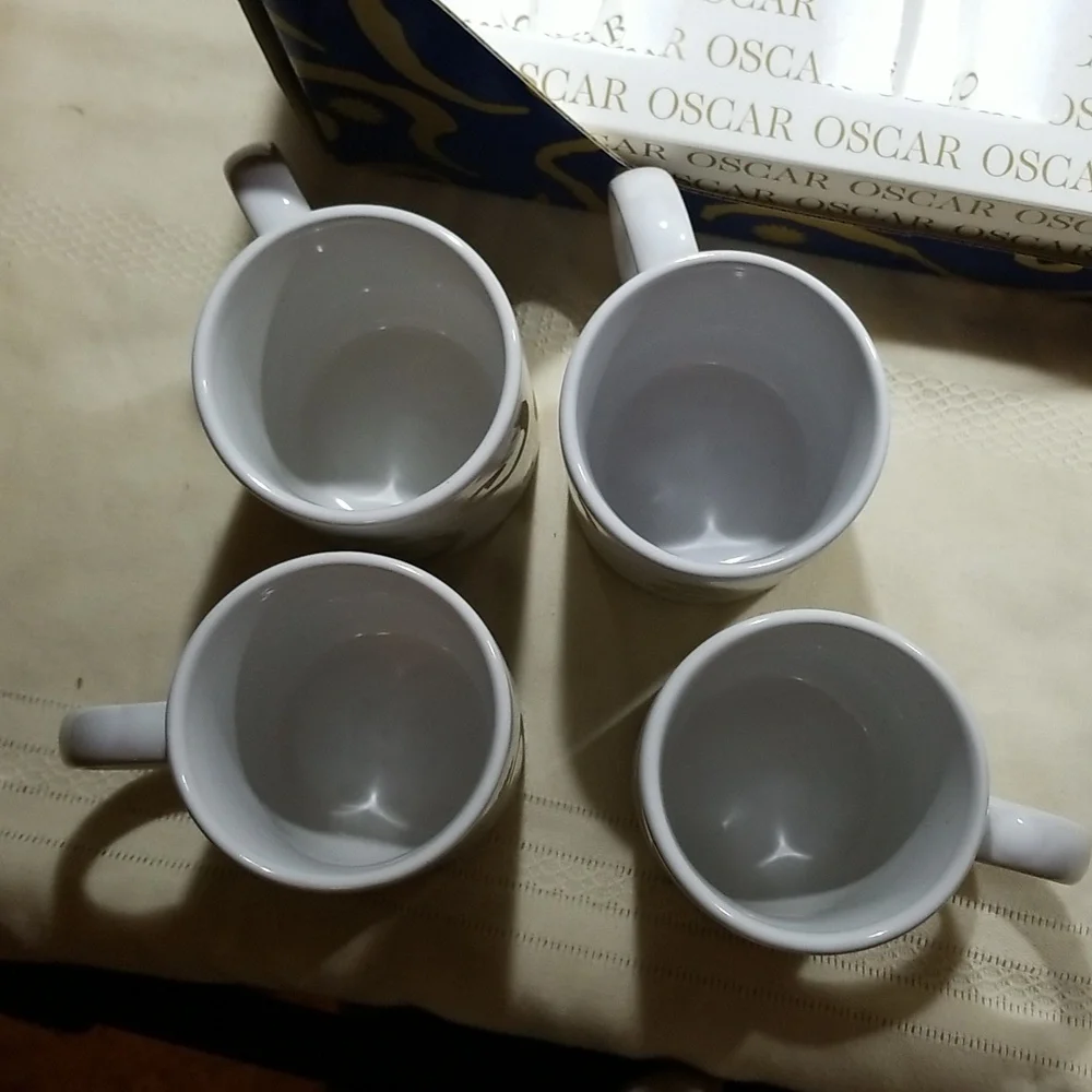 Vintage Oscar de la Renta Coffee Cups TYBB26